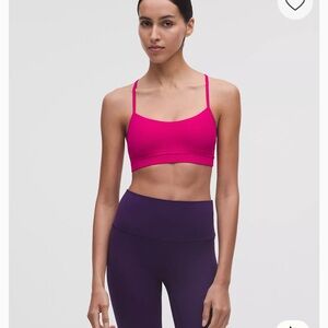 Lululemon FlexyFlex Pink Sports Bra